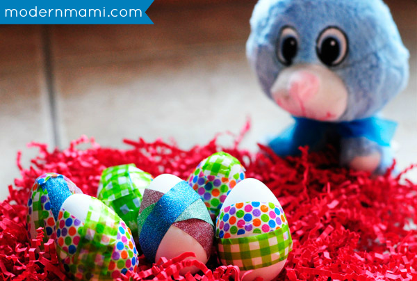 Easy Easter Craft for Kids: Washi Tape Easter Eggs! {Kids Craft} | modernmami™